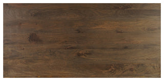 Ethan 7-piece Live Edge Solid Wood Dining Set, Beige