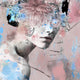 "Wild Floral Headdress" Painting Print on Wrapped Canvas, 32"x32"