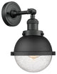 Innovations 203-BK-HFS-64-BK Hampden 1 Light 7.25" Sconce, Matte Black