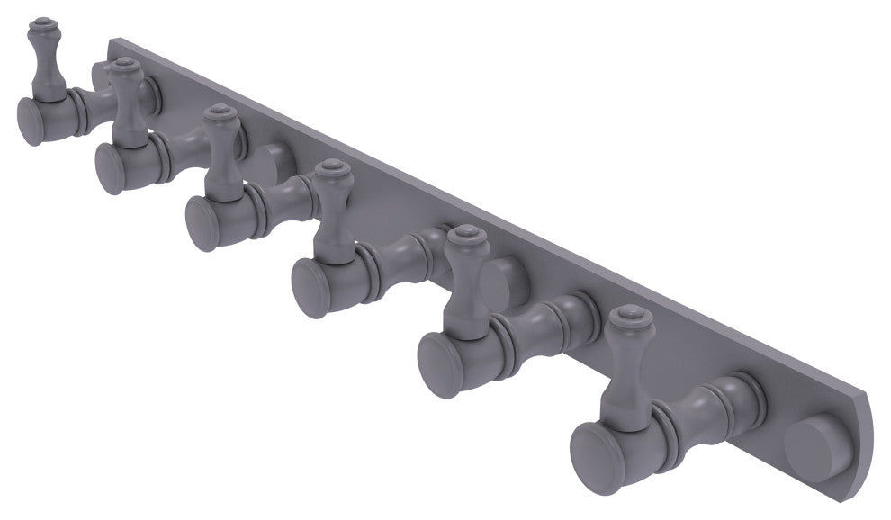 Carolina 6 Position Tie and Belt Rack, Matte Gray