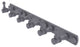 Carolina 6 Position Tie and Belt Rack, Matte Gray