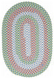 Colonial Mills Carousel OU49 Lime Spin Indoor/Outdoor Area Rug, Round 6'x6'