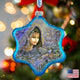 Winter Goddess Glass Ornament
