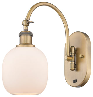 Innovations 518-1W-BB-G101-LED 1-Light Sconce, Brushed Brass