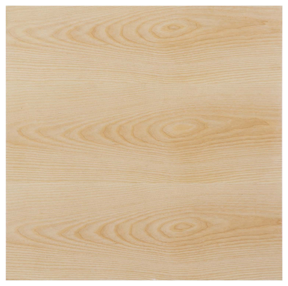 Dining Table, Square, Wood, Gold Brown Natural, Modern, Cafe Bistro Restaurant