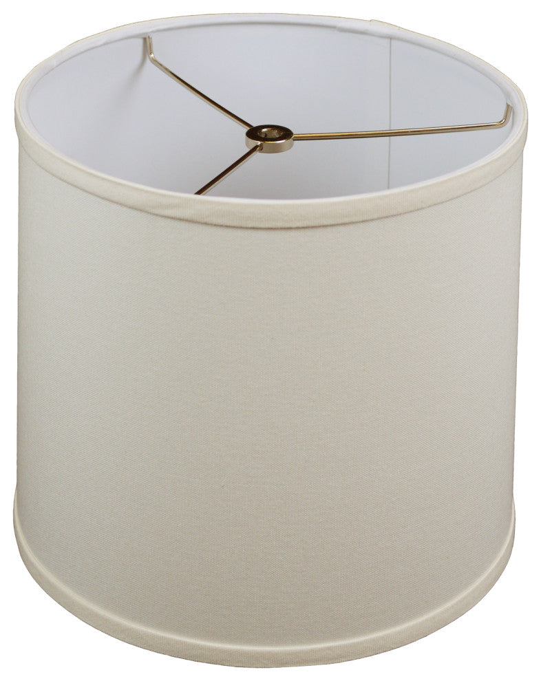 Fenchel Shades 10"x11"x10" Spider Attachment Empire Lamp Shade, Linen Cream