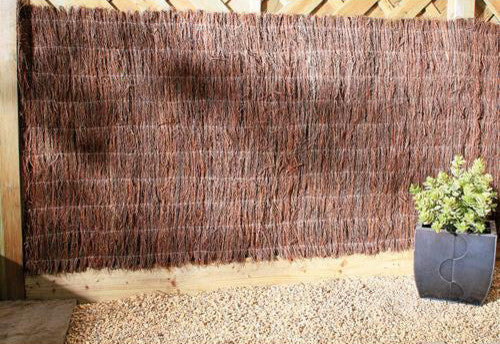Heather Brushwood Fence, 4' H x 8' L