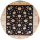 Ahgly Company Indoor Round Mid-Century Modern Area Rugs, 5' Round