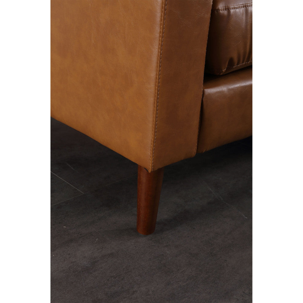 Frederick Modern Contemporary Leather Armchair