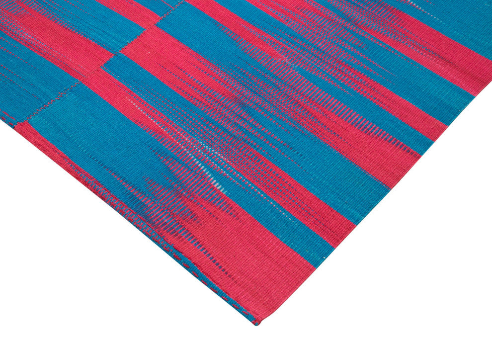 Rug N Carpet - Hand-knotted Oriental 6' 8'' x 9' 2'' Flatweave Wool Kilim Rug