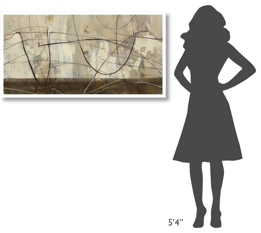 "Across the Desert III Crop" Digital Paper Print by Albena Hristova, 50"x26"