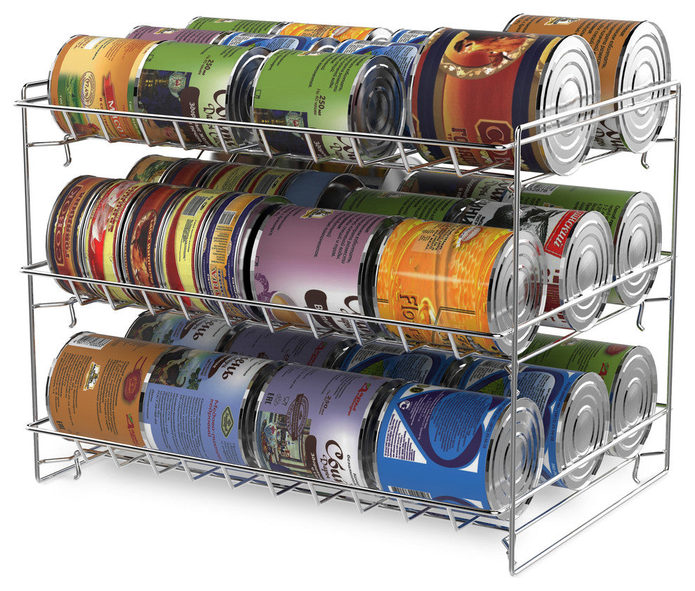 3 Tier Can Dispenser, Stackable Can Organizer Rack by Classic Cuisine
