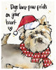"Strike a Paws VII Christmas" Digital Paper Print by Anne Tavoletti, 24"x30"
