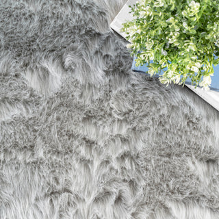 Nuloom Drummond Shag Area Rug, Grey 5'x7'
