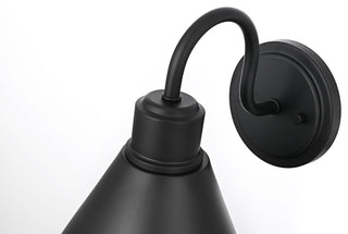 Home Living 8" Outdoor Wall Sconce, Black