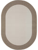 Easy Going 5'4" X 7'8" Oval Area Rug, Color Neutral