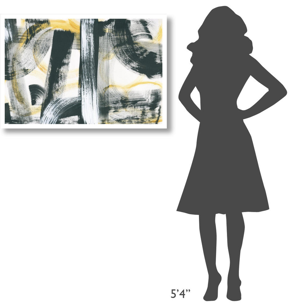"LPs in 33" Digital Paper Print by Sue Schlabach, 38"x26"