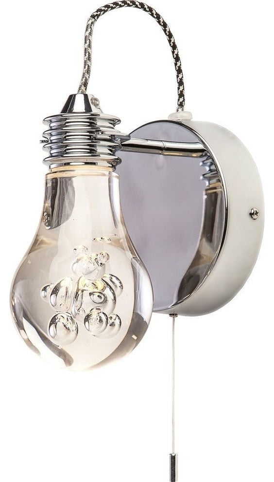 Nuevo Living Florian Lighting Wall Lamp, Clear Acrylic Polymer