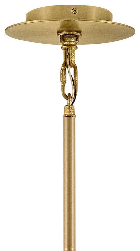 Fredrick Ramond Selene Chandelier, Lacquered Brass, Large