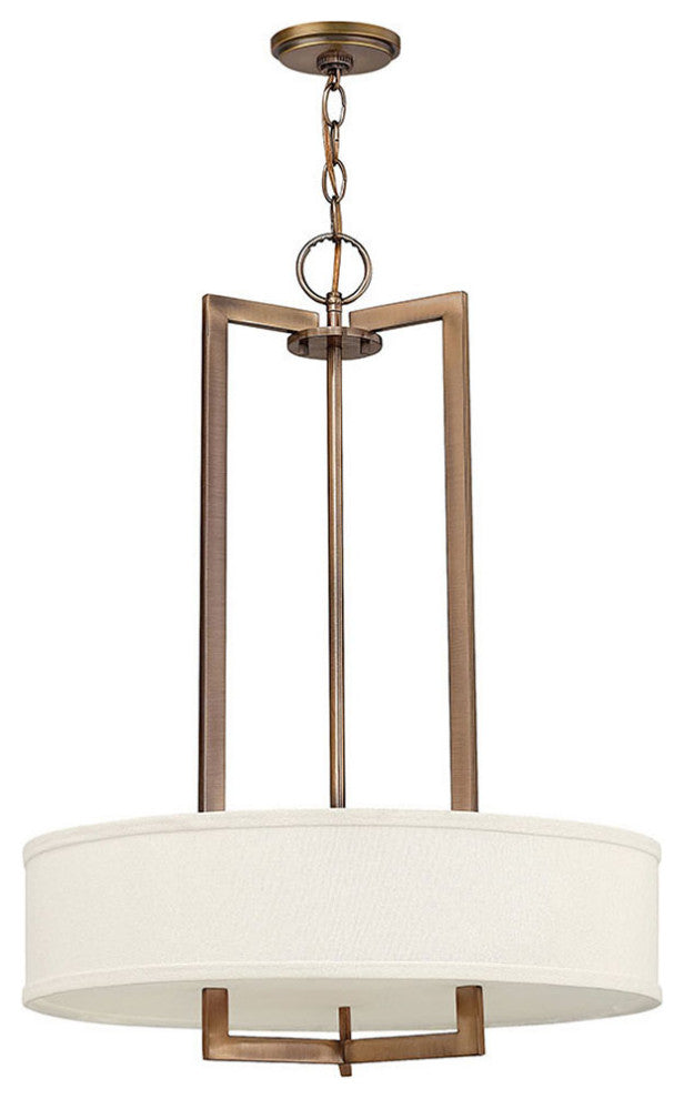 Hinkley Hampton Small Drum, Brushed Bronze
