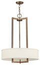 Hinkley Hampton Small Drum, Brushed Bronze