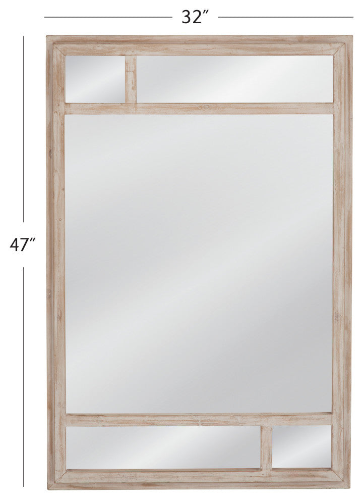 Loudon Wall Mirror - White Wash