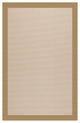 Zoe-Beach Sisal Machine Tufted Rectangle Rug, Light Gold, 5'x8'