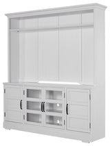 76" TV Console With Hutch