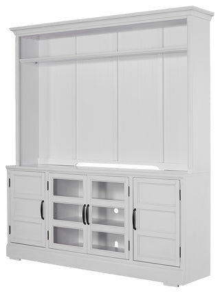 76" TV Console With Hutch