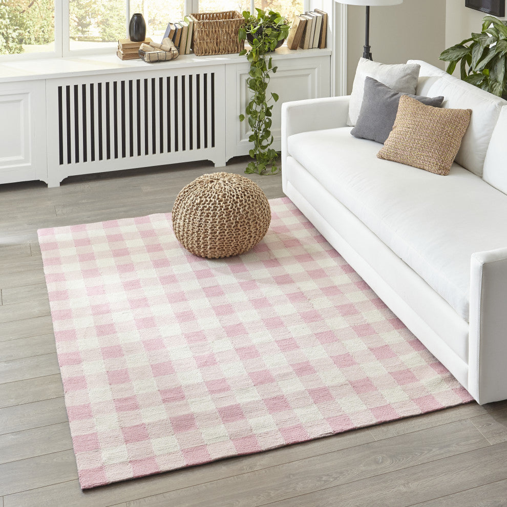 Geo Geo-31 Pink Rug, 5'x7'