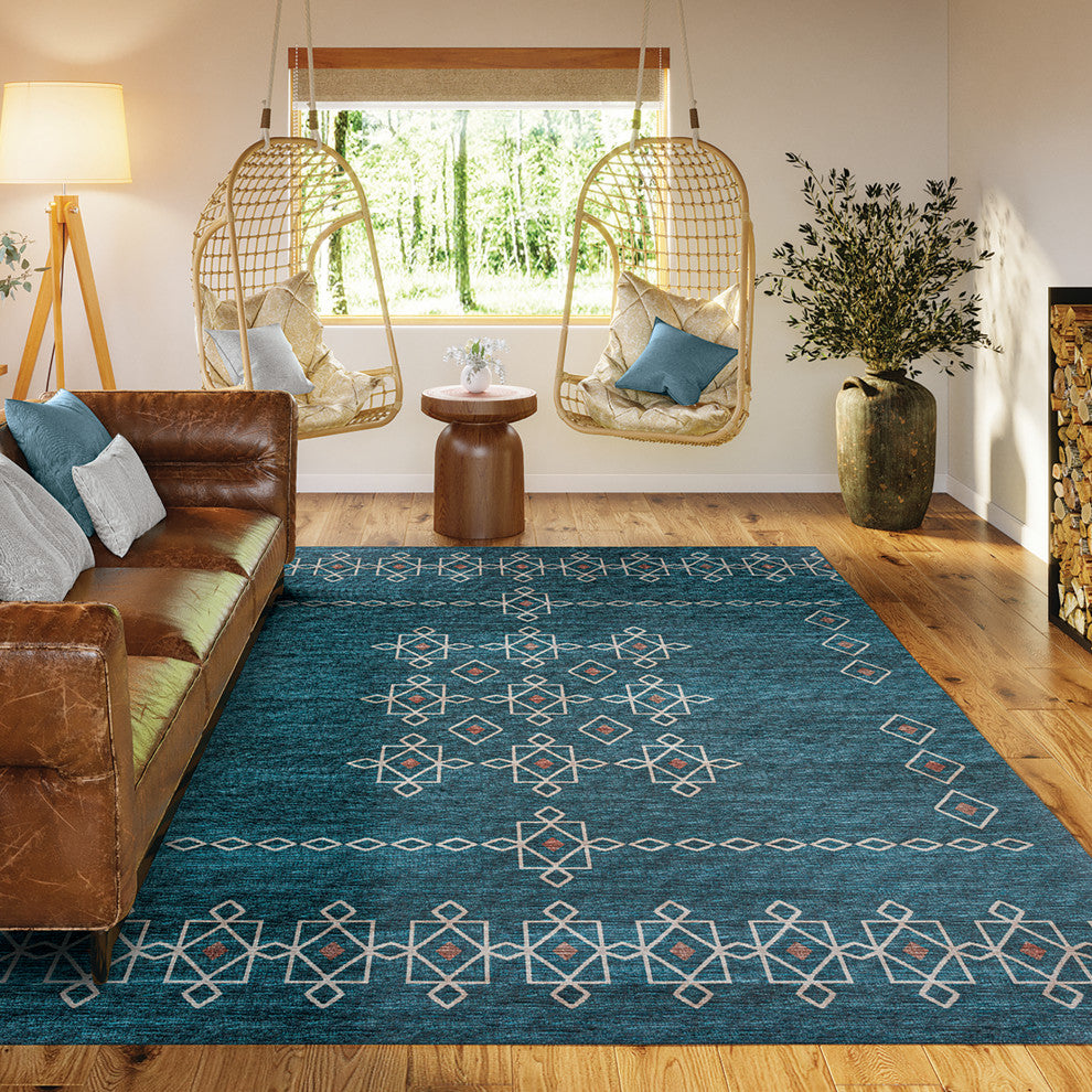 Indoor/Outdoor Sedona SN3 Riverview Machine Washable 8' x 10' Rug