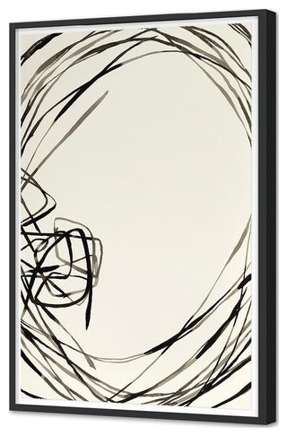 Swoops 1 Fine Art Print, Black, 50"x32"