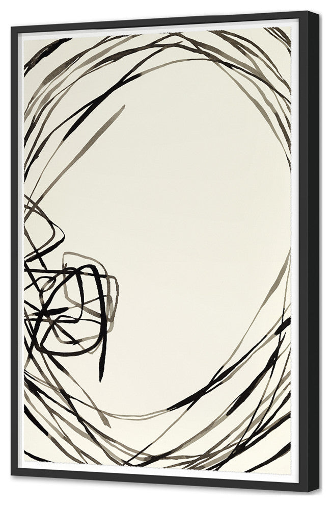 Swoops 1 Fine Art Print, Black, 50"x32"