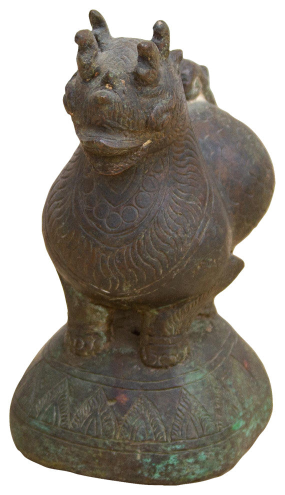 Large 19th Century Chinese Bronze Opium Weight