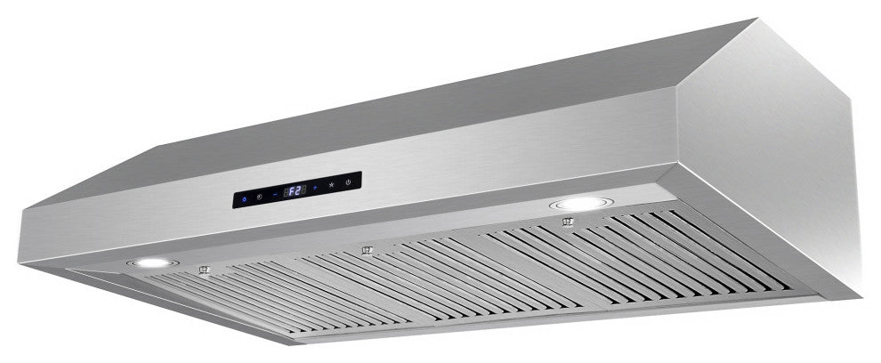 36" Under Cabinet Range Hood With Touch Controls, Stainless Steel