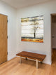 "Lone Tree" Print on White Wood, 40"x40"