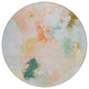Machine Washable Indoor/Outdoor Chantille ACN1914 Peach 8' x 8' Round Rug