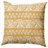 Tribal Geo Pillow, Yellow, 16"x16"
