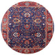 Ahgly Company Indoor Round Mid-Century Modern Area Rugs, 7' Round