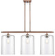 Innovations 516-3I-AC-G112-L 3 Light Island Light, Antique Copper