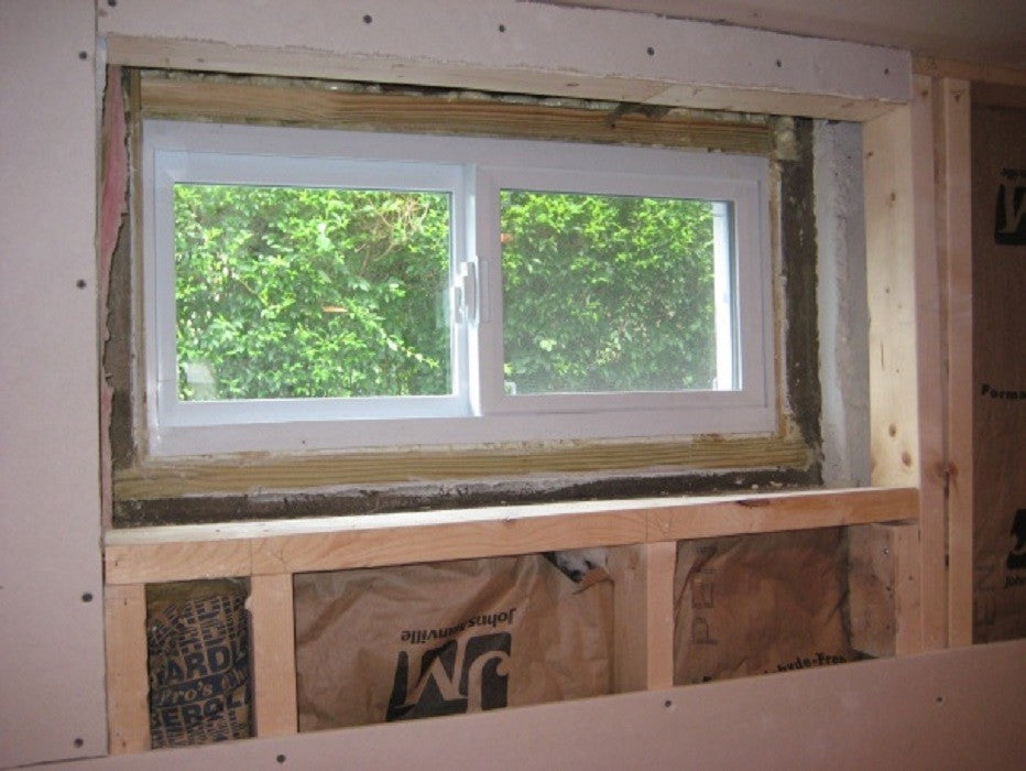 32x16 Vinyl Left, Hand Sliding Window with Dual Pane Insulated Glass