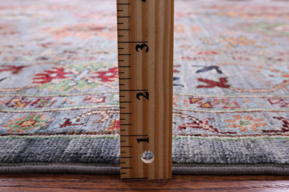 6' 9" X 9' 9" Fine Turkmen Ersari Handmade Wool Rug - Q12191