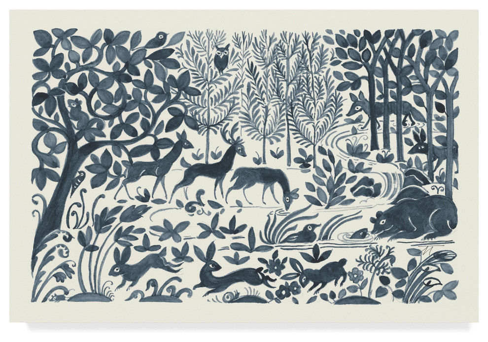 "Forest Life II" by Miranda Thomas, Canvas Art, 30"x47"