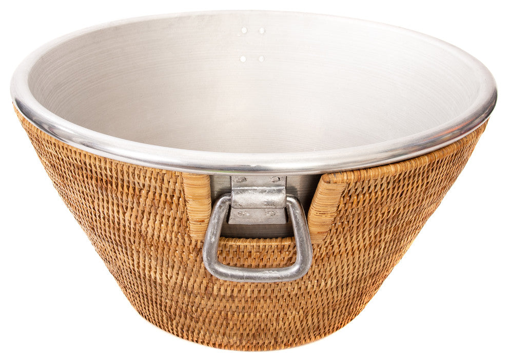Artifacts Rattan™ Aluminum Ice Tub, Honey Brown