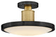 Hinkley Kieran Medium Semi-Flush Mount, Black