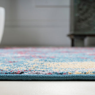 Cole Minimalist Diamond Trellis Multi/White 5'x8' Area Rug