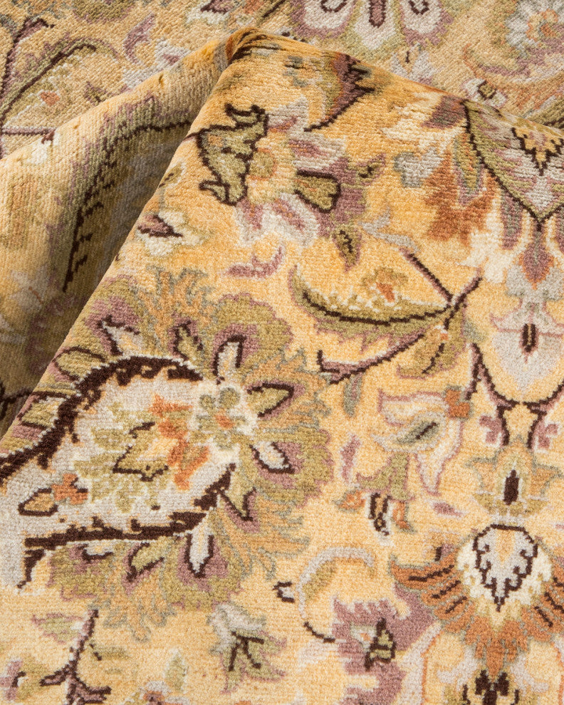 Mogul, One-of-a-Kind Hand-Knotted Area Rug Gray, 4' 1 x 5' 10