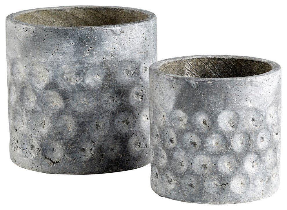 Cyan Design Small Potomac Planter 11052, Pewter Gray