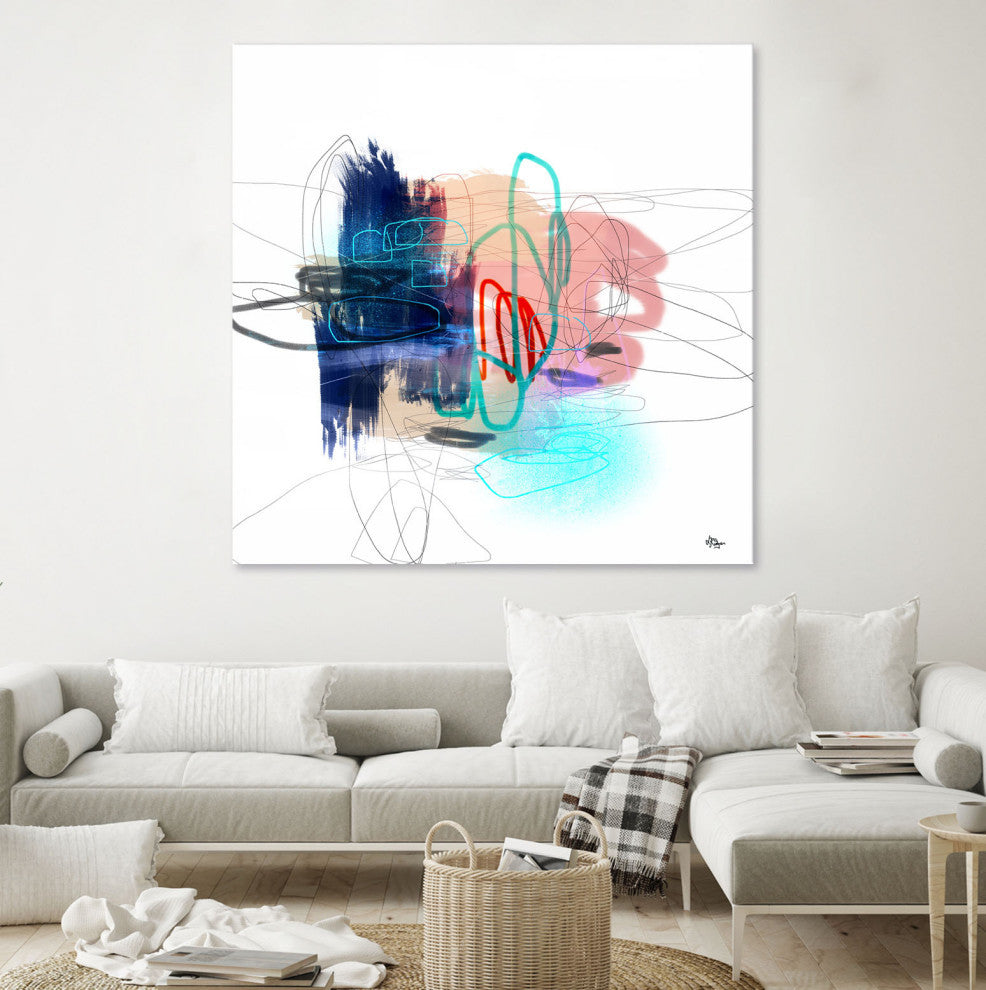 Loving Life III - 84 x 84 by Lisa Ridgers