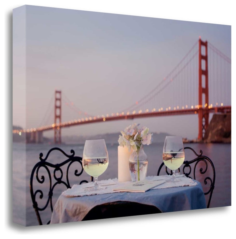 "Dream Cafe Golden Gate Bridge - 78" By Alan Blaustein, Gallery Wrap Canvas